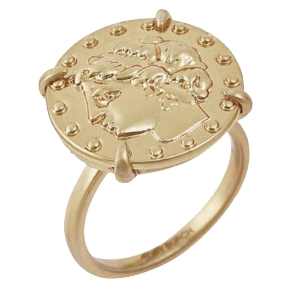 NEW Tory Burch Gold Coin Ring, Size 8